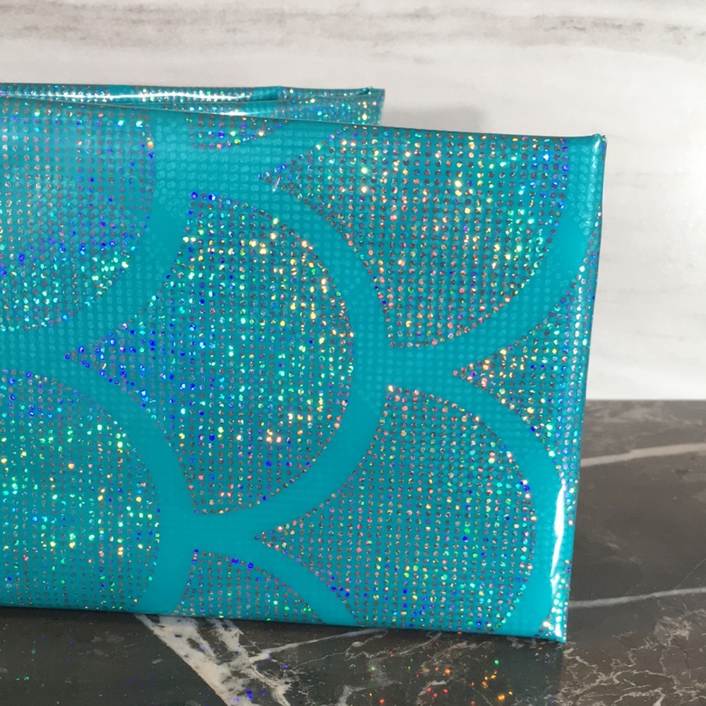 Mainstays Sparkle Mermaid Scale PEVA Shower Curtain